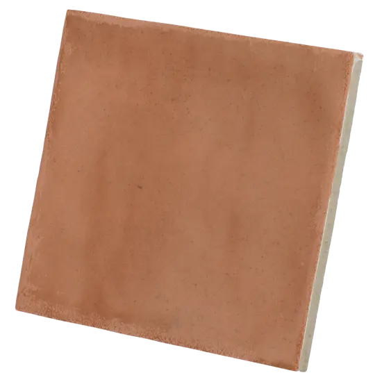Carrelage Argile Cotto 10x10 cm - détail du carreau
