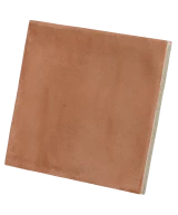 Carrelage Argile Cotto 10x10 cm - détail du carreau