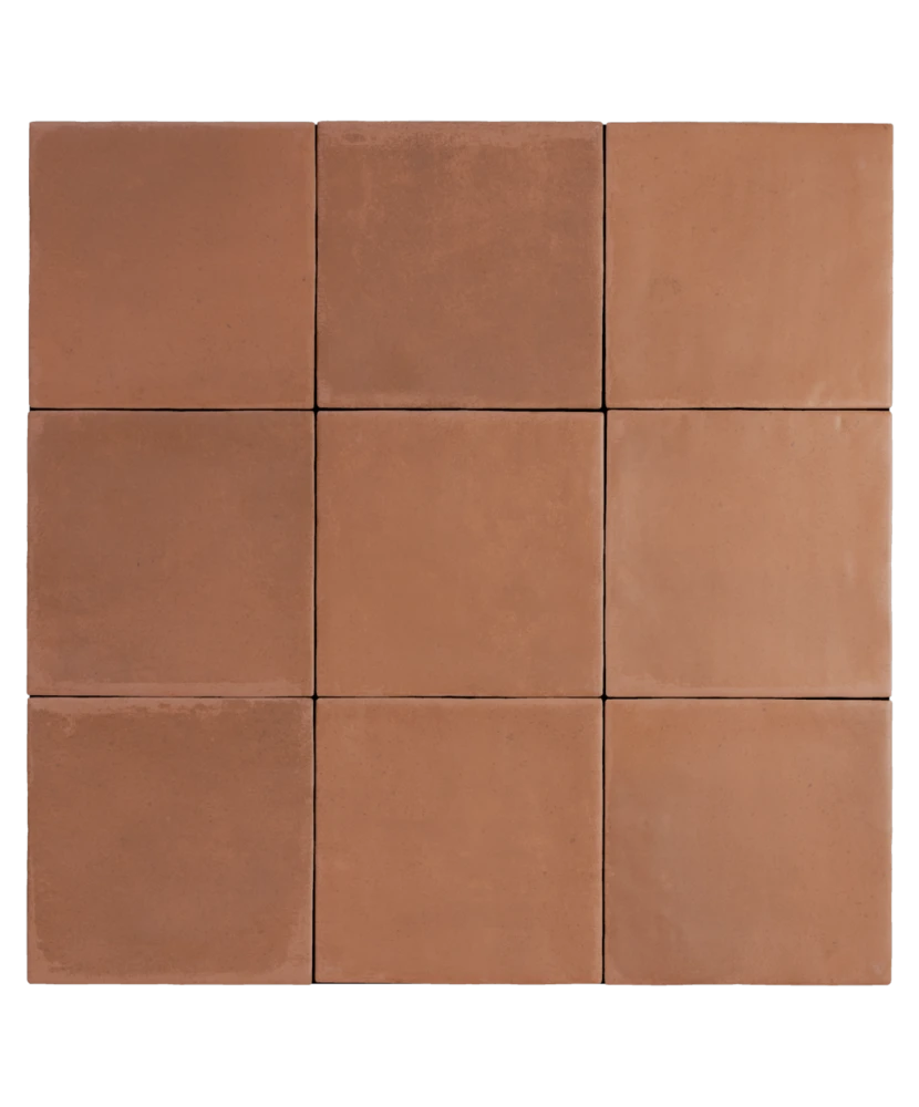 Carrelage Argile Cotto 10x10 cm - détail du carreau 2