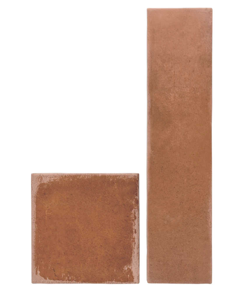 Carrelage Argile Cotto 10x10 cm - détail du carreau 4