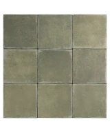 Carrelage Argile Khaki 10x10 cm - détail du carreau