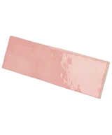 Carrelage Artisan Rose Mallow 6,5x20 cm - détail du carreau