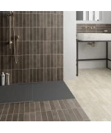 Carrelage Argile Cacao 6x24,6 cm - vue d’ambiance