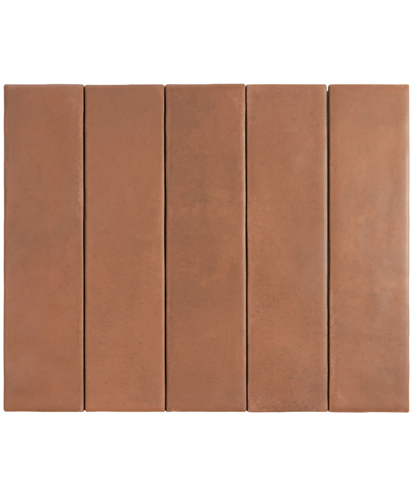 Carrelage Argile Cotto 6x24,6 cm - détail du carreau 2