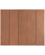 Carrelage Argile Cotto 6x24,6 cm - détail du carreau 2