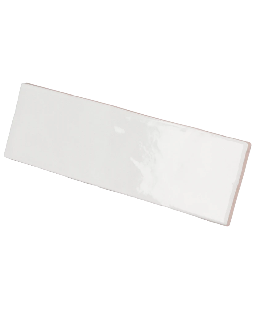 Carrelage Artisan White 6,5x20 cm - vue latérale du carreau