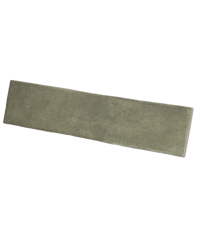 Carrelage Argile Khaki 6x24,6 cm - vue latérale du carreau