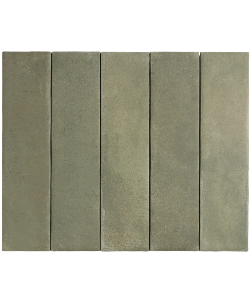 Carrelage Argile Khaki 6x24,6 cm - détail du carreau