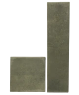 Carrelage Argile Khaki 6x24,6 cm - détail du carreau 2