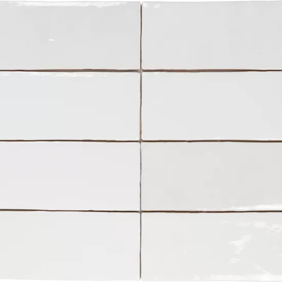 Carrelage Artisan White 6,5x20 cm - détail du carreau