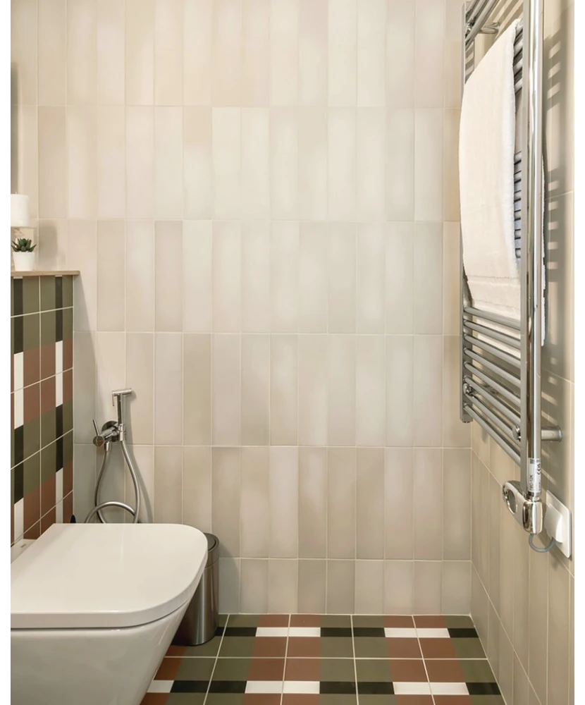 Carrelage Bauhome Band Warm 20x20 cm - vue d’ambiance 2