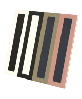 Carrelage Bauhome Domino Cold 20x20 cm - vue latérale du carreau