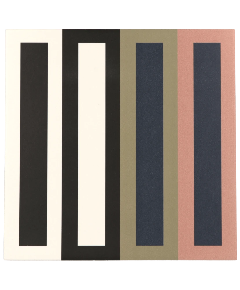 Carrelage Bauhome Domino Cold 20x20 cm - vue de face du carreau