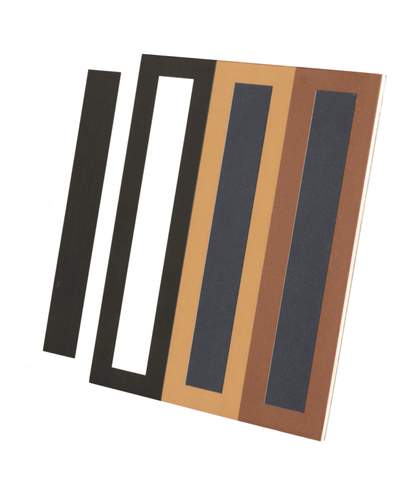 Carrelage Bauhome Domino Warm 20x20 cm - vue latérale du carreau
