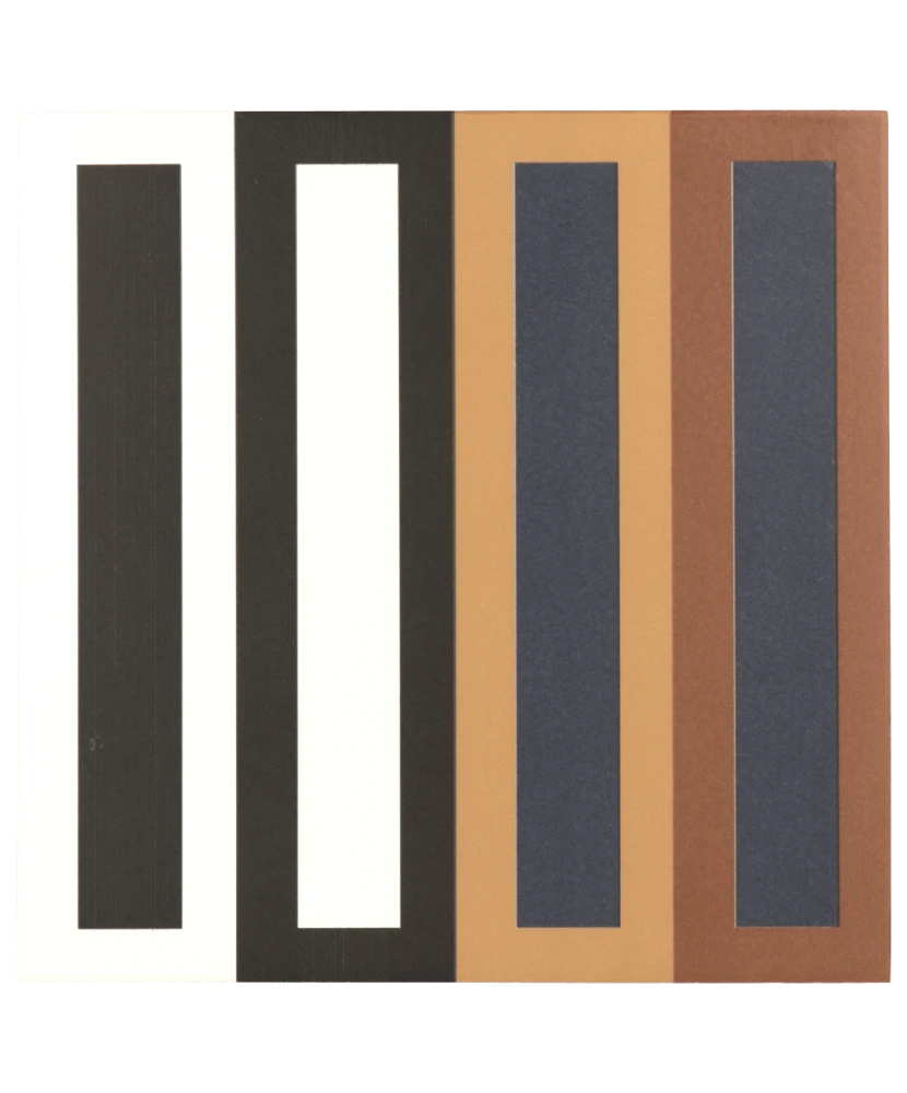 Carrelage Bauhome Domino Warm 20x20 cm - vue de face du carreau