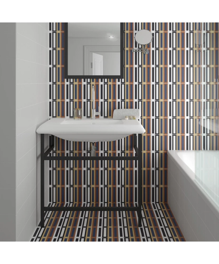 Carrelage Bauhome Domino Warm 20x20 cm - vue d’ambiance