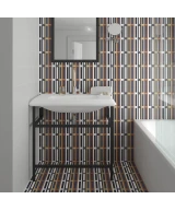 Carrelage Bauhome Domino Warm 20x20 cm - vue d’ambiance