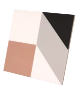 Carrelage Bauhome Karo Cold 20x20 cm - détail du carreau