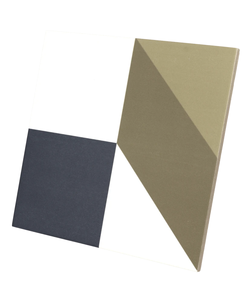 Carrelage Bauhome Karo Warm 20x20 cm - vue latérale du carreau