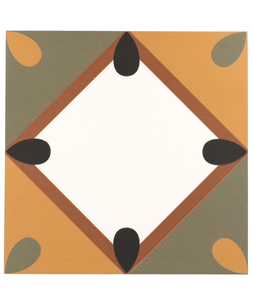 Carrelage Bauhome Korola Warm 20x20 cm - vue de face du carreau