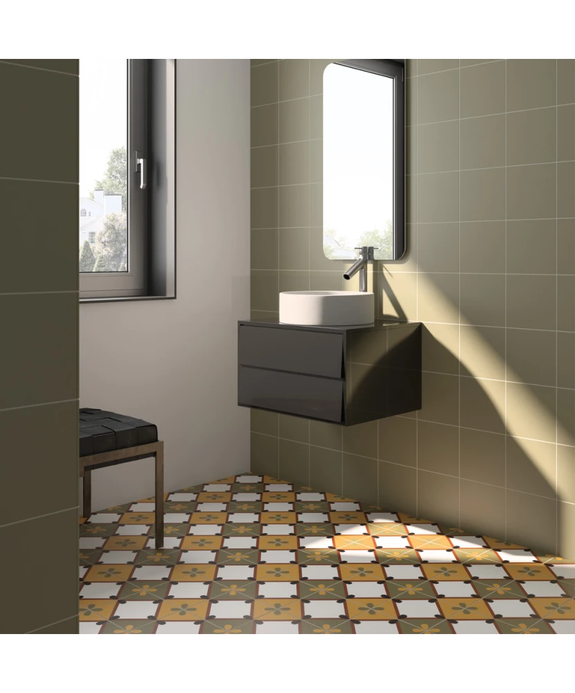 Carrelage Bauhome Korola Warm 20x20 cm - vue d’ambiance