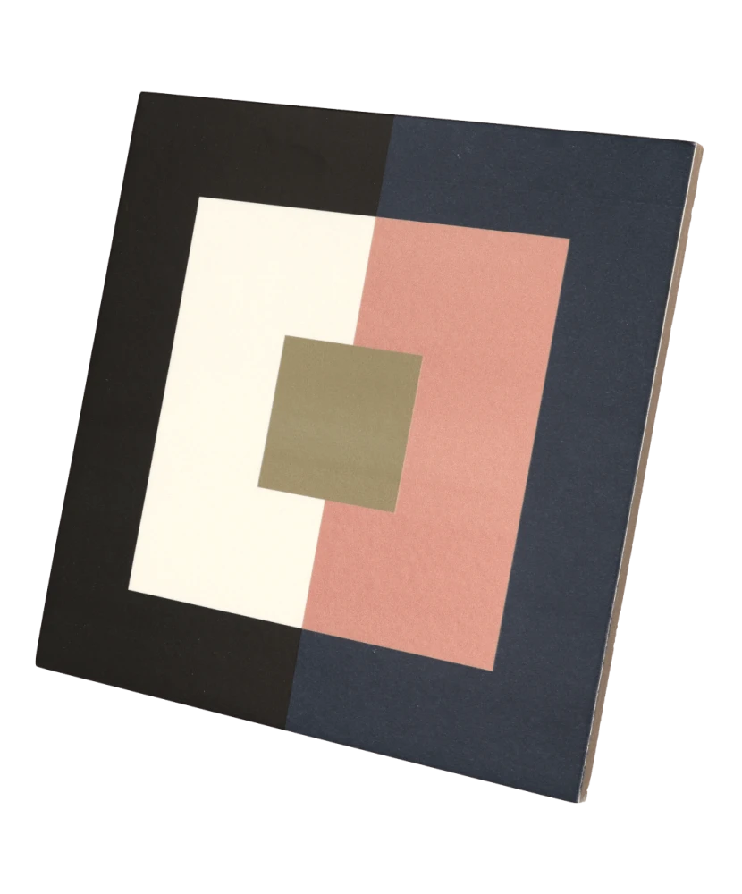 Carrelage Bauhome Punkt Cold 20x20 cm - vue latérale du carreau