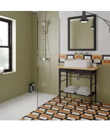 Carrelage Bauhome Punkt Warm 20x20 cm - vue d’ambiance