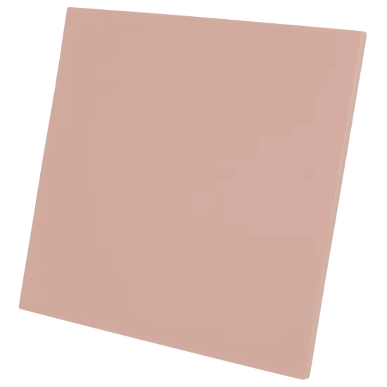 Carrelage Bauhome Rose 20x20 cm - vue latérale du carreau