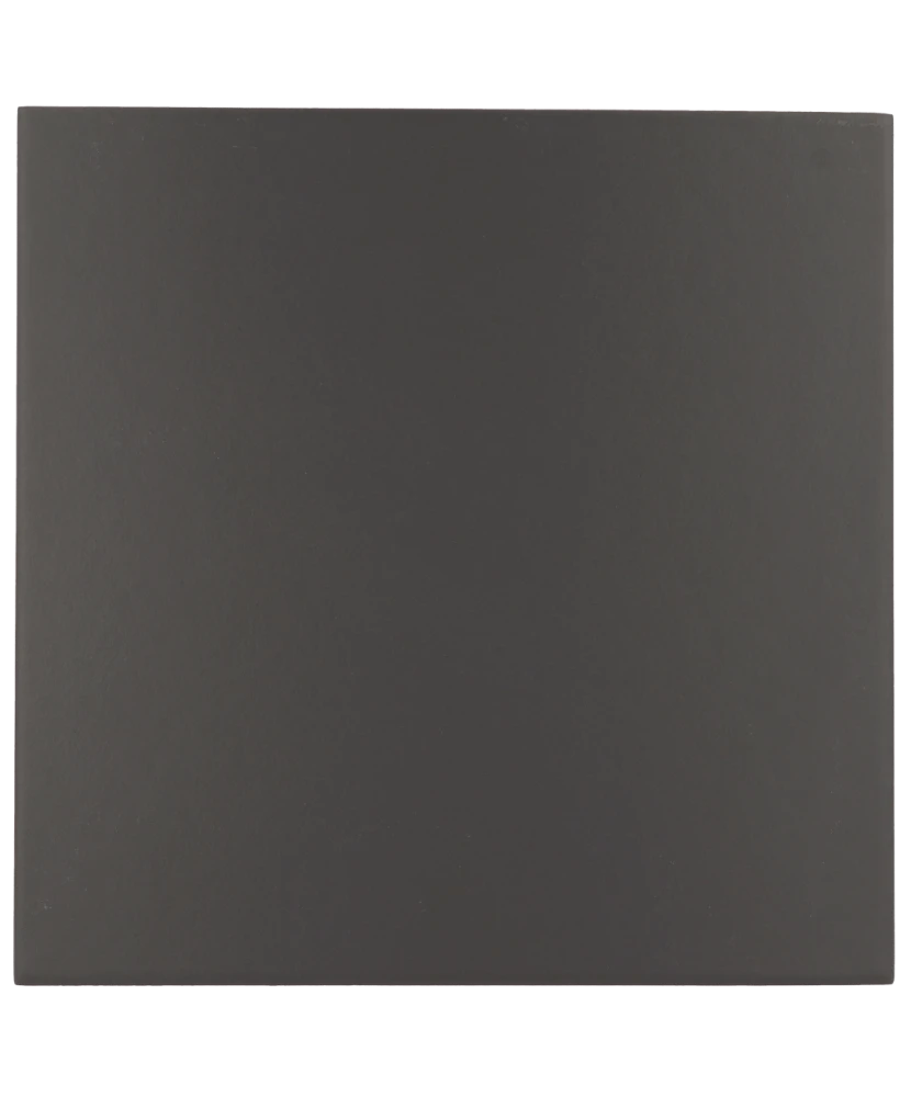 Carrelage Bauhome Schwarz 20x20 cm - vue de face du carreau