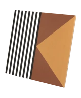 Carrelage Bauhome Strich Warm 20x20 cm - vue latérale du carreau
