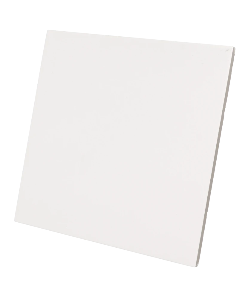 Carrelage Bauhome Weiss 20x20 cm - vue latérale du carreau