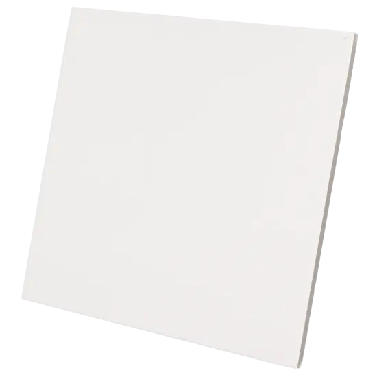 Carrelage Bauhome Weiss 20x20 cm - vue latérale du carreau