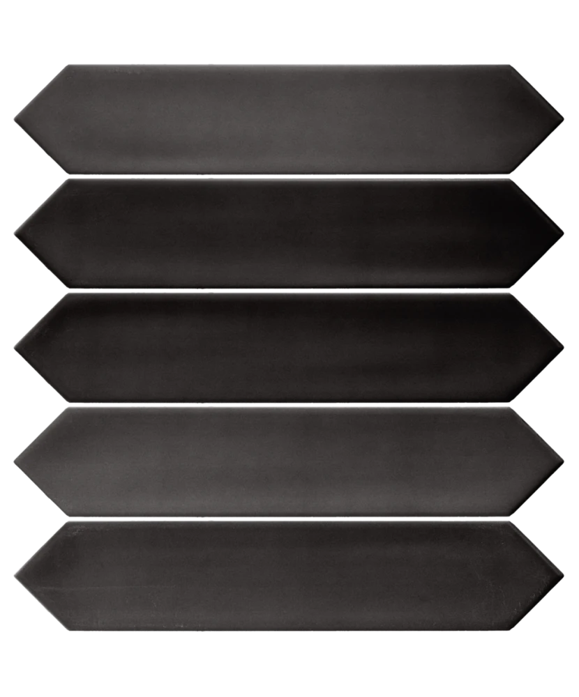Carrelage Lanse Black 5x25 cm - détail du carreau 2