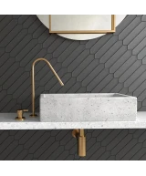 Carrelage Lanse Black 5x25 cm - vue d’ambiance 2