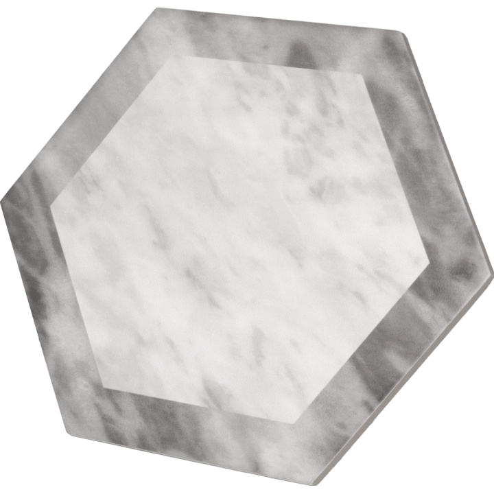 Bardiglio Hexagon Geo Matt 17.5x20 cm - carrelage NAIS