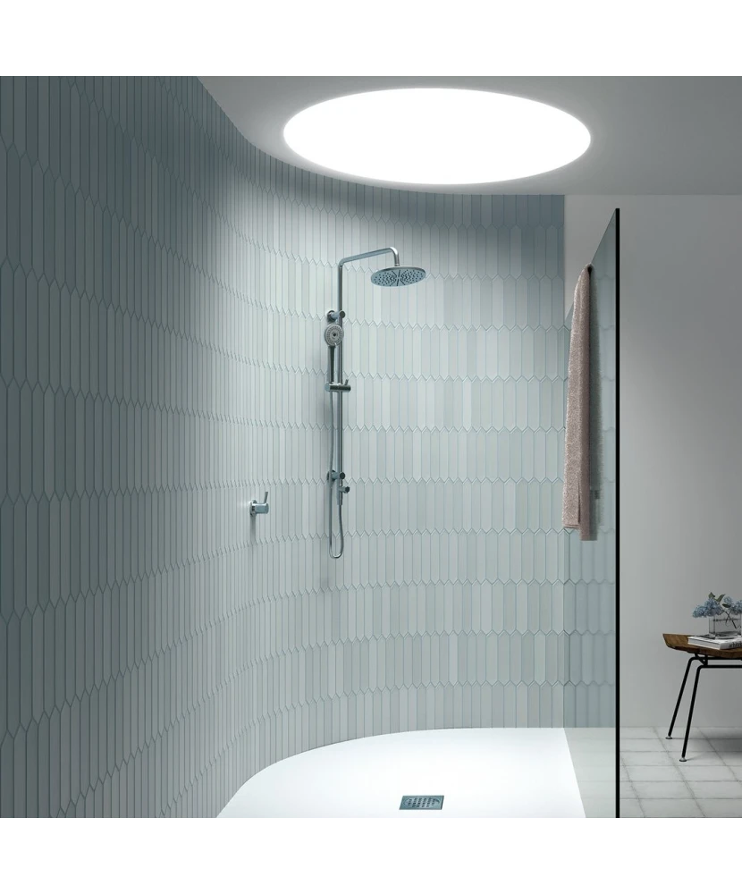 Carrelage Lanse Blue 5x25 cm - posé en salle de bain
