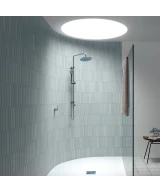 Carrelage Lanse Blue 5x25 cm - posé en salle de bain