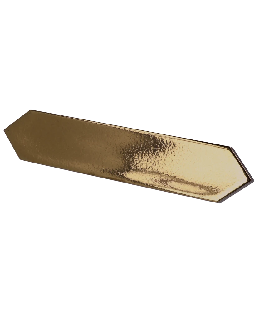 Carrelage Lanse Gold 5x25 cm - vue latérale du carreau