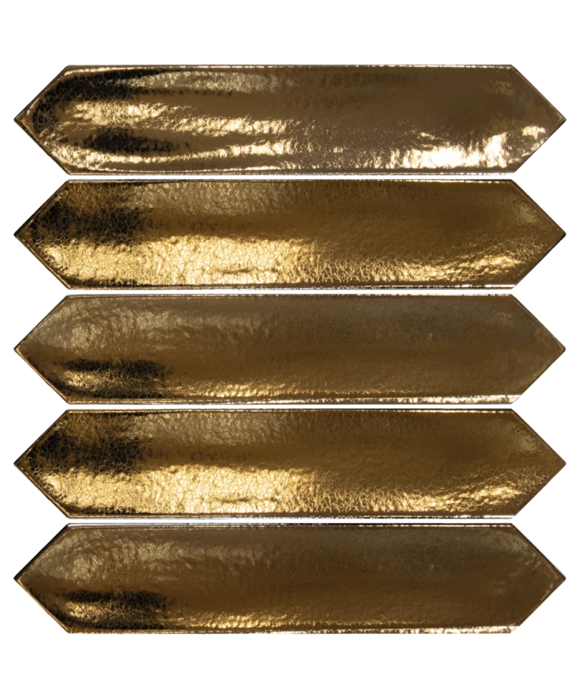 Carrelage Lanse Gold 5x25 cm - détail du carreau