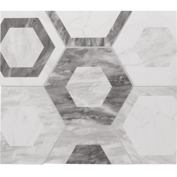 Bardiglio Hexagon Geo Matt 17.5x20 cm - carrelage NAIS - image 2