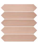 Carrelage Lanse Rose 5x25 cm - détail du carreau 2