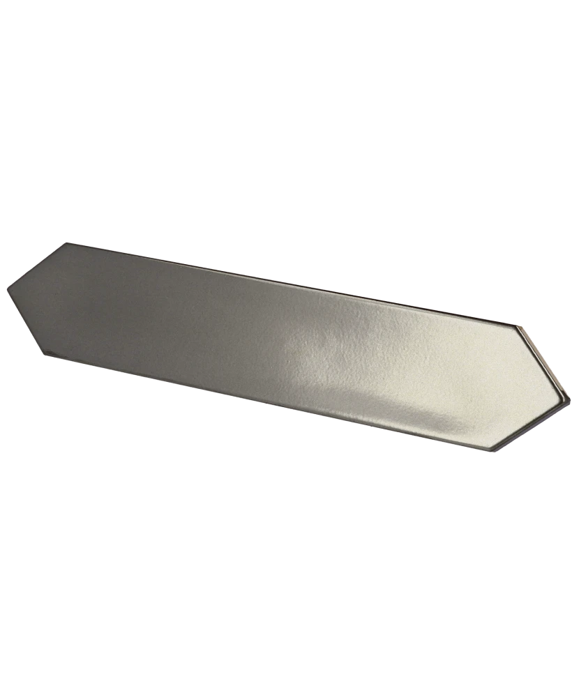 Carrelage Lanse Silver 5x25 cm - vue latérale du carreau