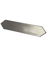 Carrelage Lanse Silver 5x25 cm - vue latérale du carreau
