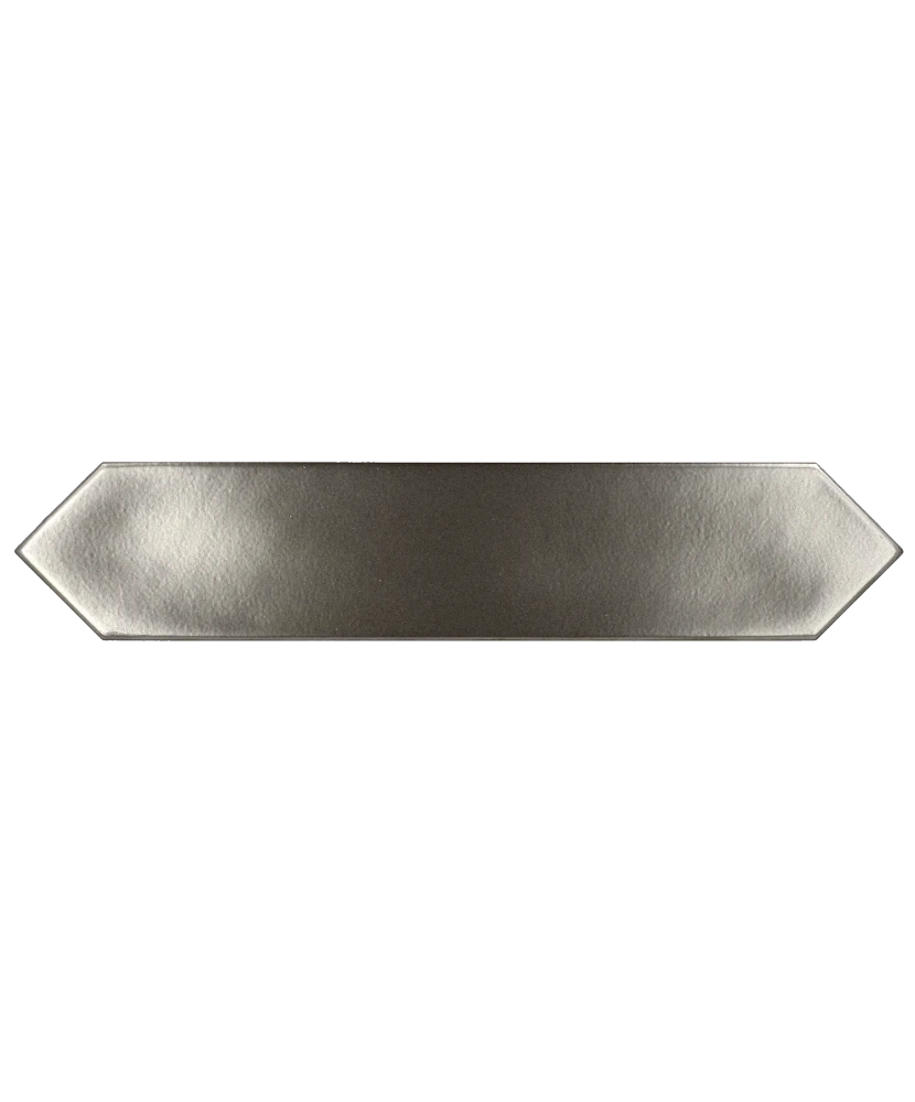 Carrelage Lanse Silver 5x25 cm - vue de face du carreau