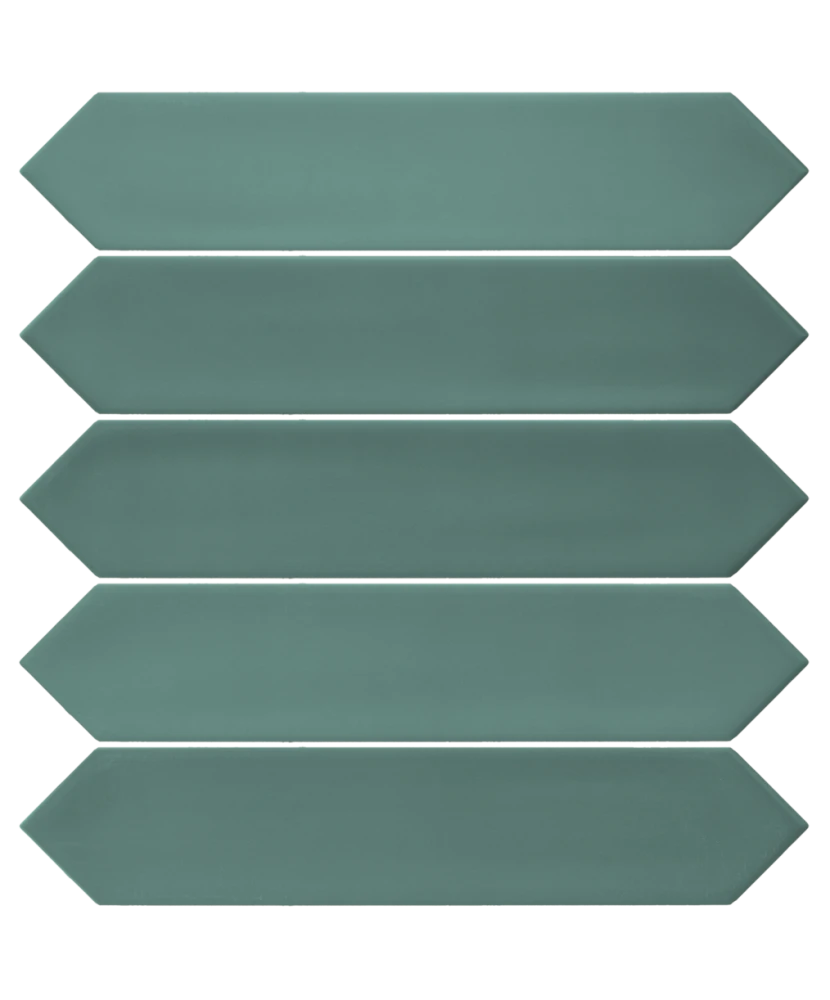 Carrelage Lanse Viridian 5x25 cm - détail du carreau 2