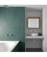 Carrelage Lanse Viridian 5x25 cm - vue d’ambiance