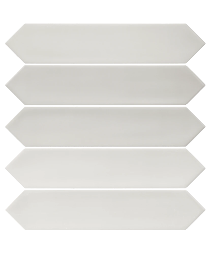 Carrelage Lanse White 5x25 cm - détail du carreau