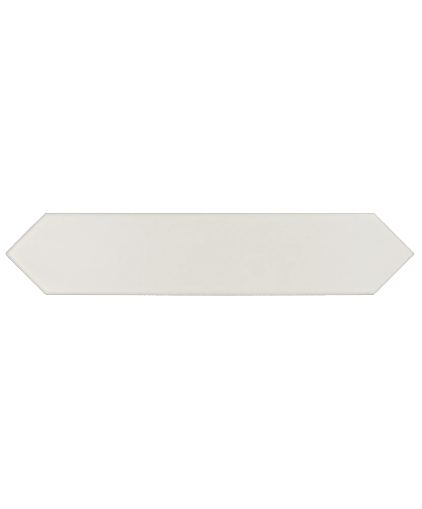 Carrelage Lanse White 5x25 cm - vue de face du carreau