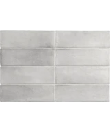 Carrelage Coco Amber Grey Mat 5x15 cm - panneau de carreaux
