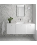 Carrelage Coco Amber Grey Mat 5x15 cm - vue d’ambiance 2